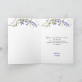 Peter Rabbit Paarse Bedankkaart (Binnen)