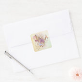 Peter Rabbit (pap) Square Sticker (Envelop)