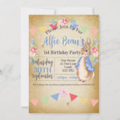 Peter Rabbit Party Uitnodigingen (Voorkant)