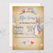 Peter Rabbit Party Uitnodigingen (Voorkant / Achterkant)