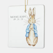 Peter Rabbit Persoonlijke Baby Keramisch Ornament (Links)