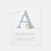 Peter Rabbit | Persoonlijke brief A Fleece Deken (Voorkant)