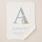 Peter Rabbit | Persoonlijke brief A Sherpa Deken (Voorkant)