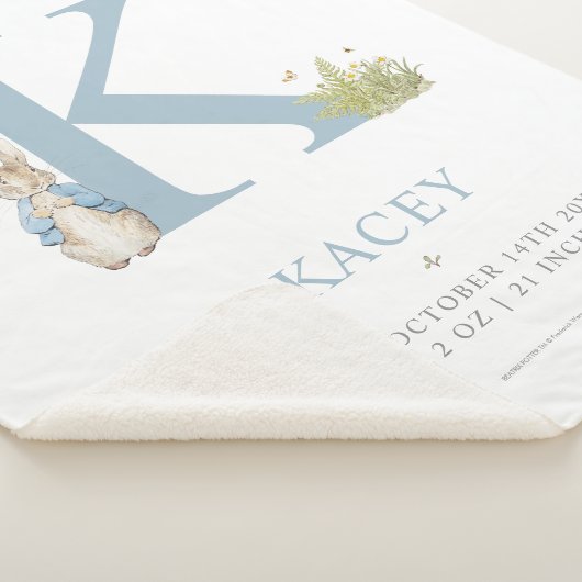 Peter Rabbit | Persoonlijke brief K Sherpa Deken (3/4)