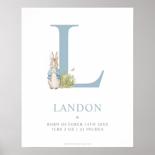 Peter Rabbit | Persoonlijke brief L Poster (Voorkant)