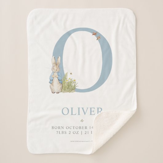 Peter Rabbit | Persoonlijke brief O Sherpa Deken (Voorkant)
