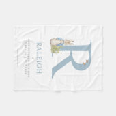 Peter Rabbit | Persoonlijke brief R Fleece Deken (Voorkant (Horizontaal))