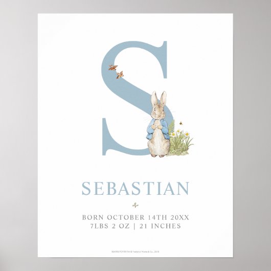 Peter Rabbit | Persoonlijke brief S Poster (Voorkant)