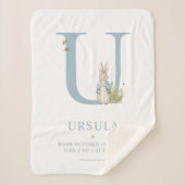 Peter Rabbit | Persoonlijke brief U Sherpa Deken (Voorkant)