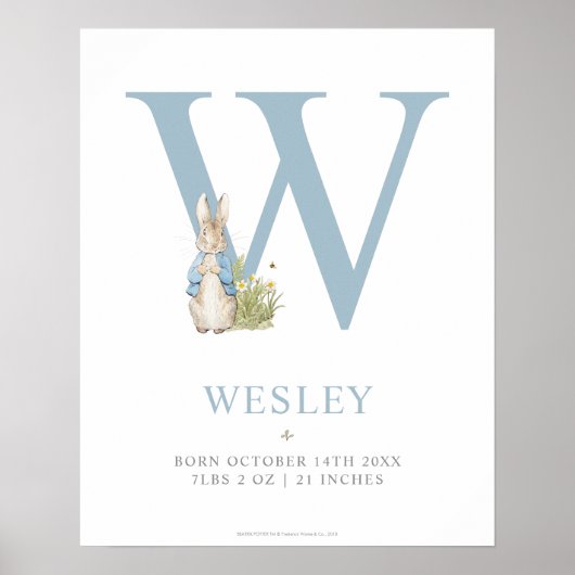 Peter Rabbit | Persoonlijke brief W Poster (Voorkant)
