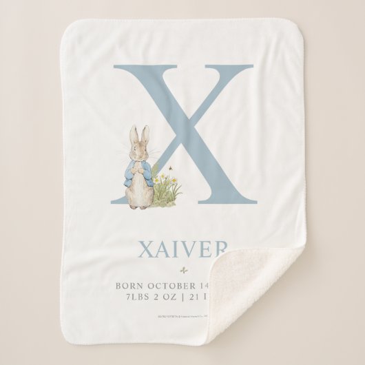 Peter Rabbit | Persoonlijke brief X Sherpa Deken (Voorkant)