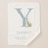 Peter Rabbit | Persoonlijke brief Y Sherpa Deken (Voorkant)