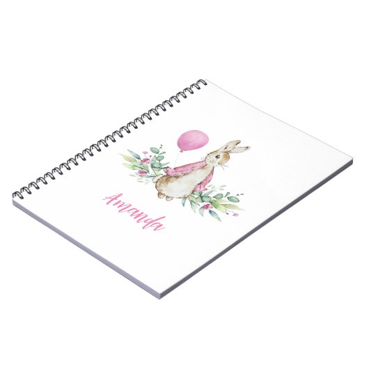 Peter Rabbit Pink Notitieboek (Linkerzijde)