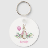 Peter Rabbit Pink Sleutelhanger (Achterkant)
