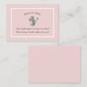 Peter Rabbit Roze  Baby Boek Informatiekaartje (Voorkant / Achterkant)