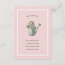 Peter Rabbit Roze  Baby Boek Informatiekaartje