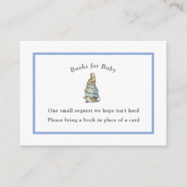 Peter Rabbit Roze  Baby Boek Informatiekaartje