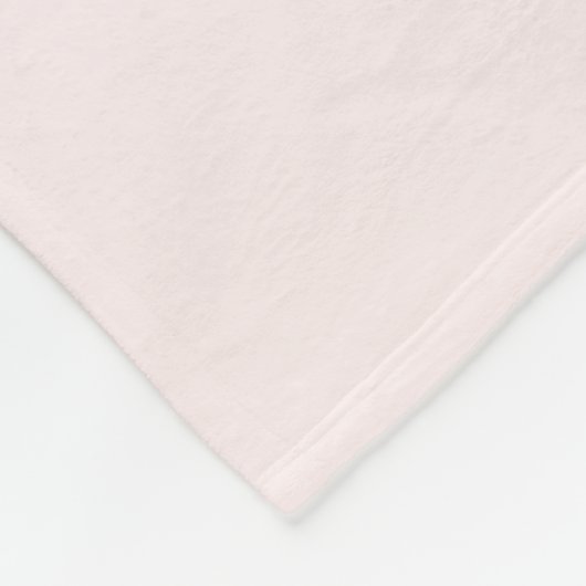 Peter Rabbit | Roze Baby Meisje 12 Maand Mijlpaal Fleece Deken (Hoek)