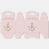 Peter Rabbit Roze Baby shower Bedankdoosjes (Ongevouwen)