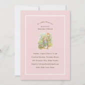 Peter Rabbit Roze  Baby shower Kaart (Voorkant)