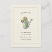 Peter Rabbit Sage Green  Baby Boek Informatiekaartje (Voorkant)