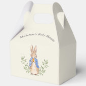 Peter Rabbit Sage Green Baby shower Bedankdoosjes (Voorkant)