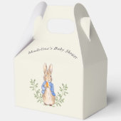 Peter Rabbit Sage Green Baby shower Bedankdoosjes (Achterkant)