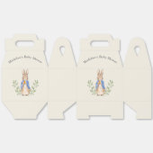 Peter Rabbit Sage Green Baby shower Bedankdoosjes (Ongevouwen)