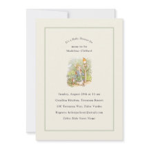 Peter Rabbit Sage Green  Baby shower