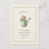 Peter Rabbit Sage Green  Display Douche Informatiekaartje (Voorkant)