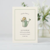 Peter Rabbit Sage Green  Display Douche Informatiekaartje (Staand voorkant)