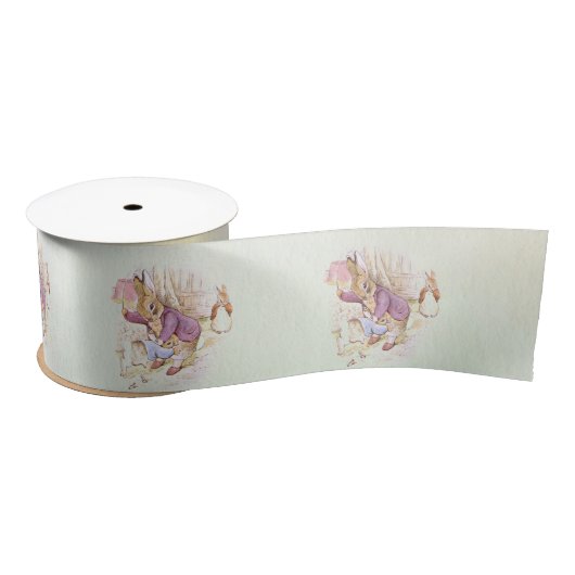 Peter Rabbit (slechte vader) Satin Ribbon Satijnen Lint (Spoel)