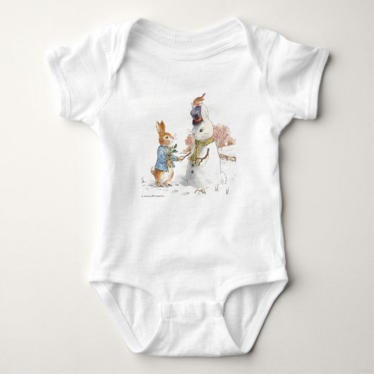 Peter Rabbit (sneeuwman) Romper (Voorkant)