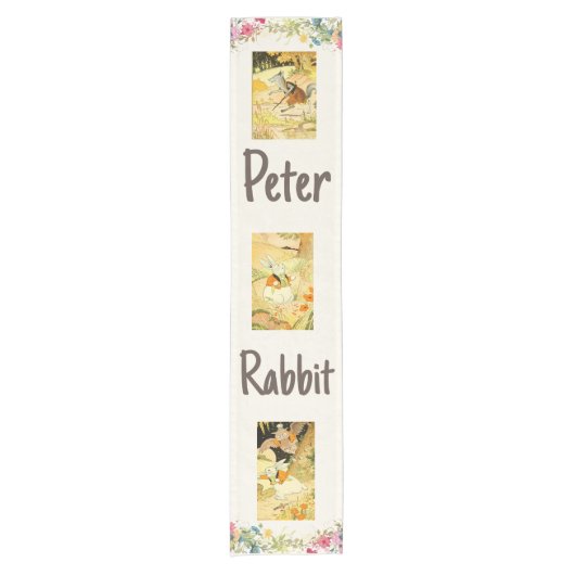 Peter Rabbit Table Runner Korte Tafelloper (Voorkant)