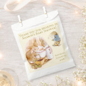 Peter Rabbit Thema Baby Shower Bedankzakje (Geknipt)