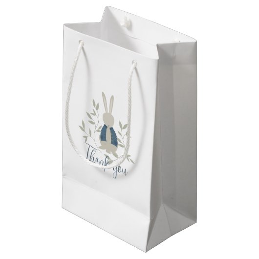 Peter Rabbit Theme Thank You Gift Bag Klein Cadeauzakje (Voorkant Gekanteld)