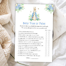 Peter Rabbit True of False Baby Game