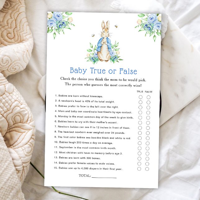 Peter Rabbit True of False Baby Game (Creator heeft geüpload)