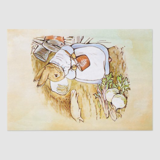 Peter Rabbit (turnip) Weefselpapier Tissuepapier (Voorkant)