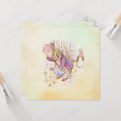 Peter Rabbit vader en zoon Kaart (Voorkant / Achterkant in situ)