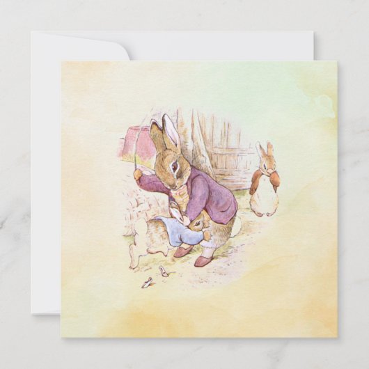 Peter Rabbit vader en zoon Kaart (Voorkant)