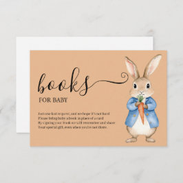 PETER RABBIT VEGIE MAND BOEKEN VOOR BABY INFORMATIEKAARTJE