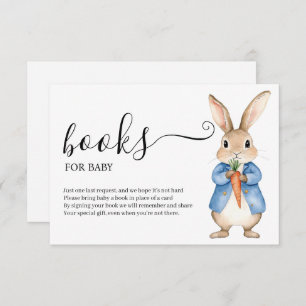 PETER RABBIT VEGIE MAND BOEKEN VOOR BABY INFORMATIEKAARTJE