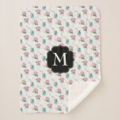 Peter Rabbit | Vergeet me niet Floral Pattern Sherpa Deken (Voorkant)