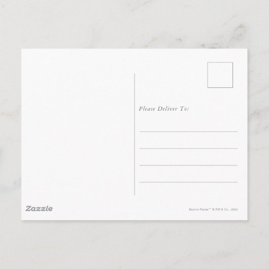 Peter Rabbit | Verjaardag meisje - Bedankt Briefkaart (Achterkant)