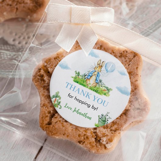 Peter Rabbit Verjaardag Sticker Labels