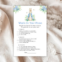 Peter Rabbit Wat is er op je telefoon Baby spel