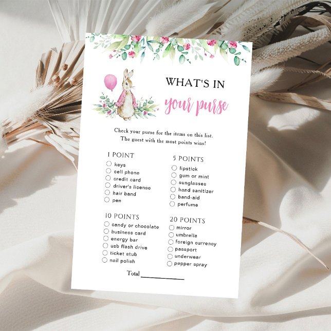 Peter Rabbit Wat zit er in je Purse Baby Game (Creator heeft geüpload)