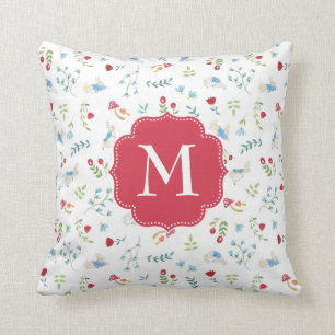 Peter Rabbit   Waterverf bospatroon Kussen