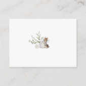 Peter Rabbit Wildflower Gift Registry Informatiekaartje (Achterkant)